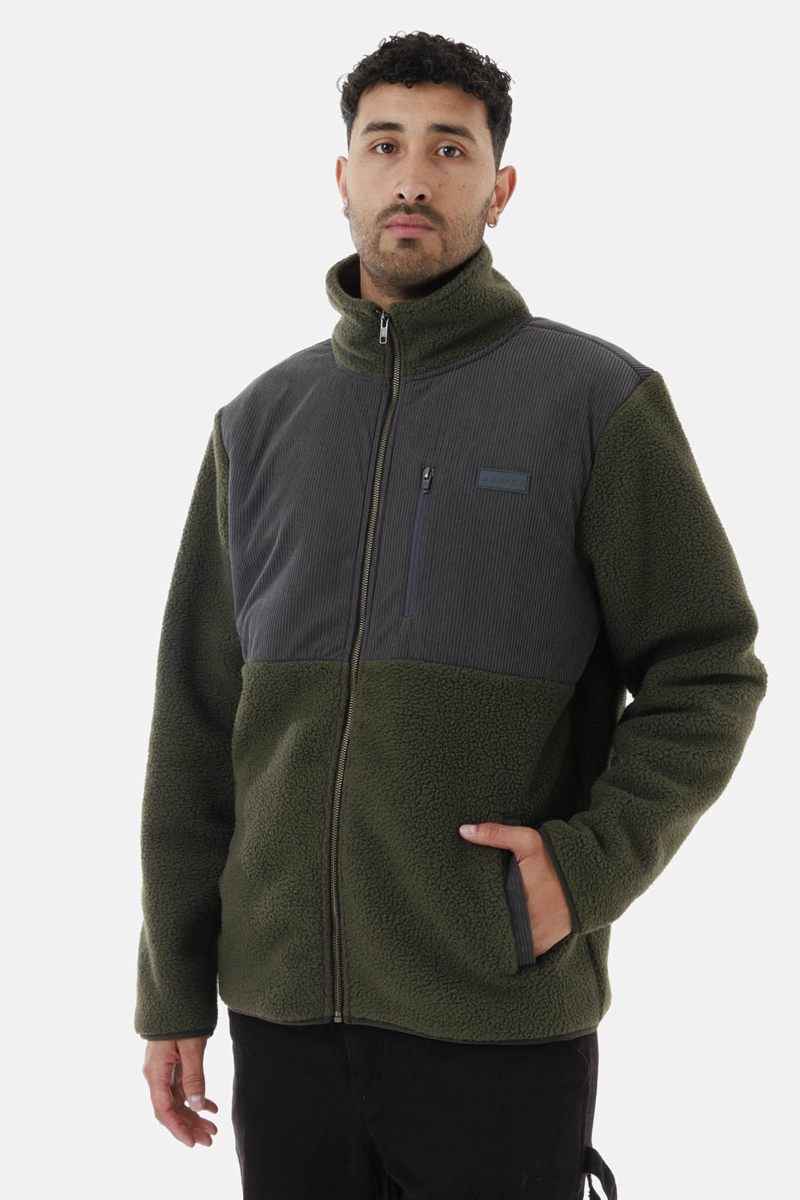 POLAR HOMBRE SHERPA BONDED VERDE BURTON - 1