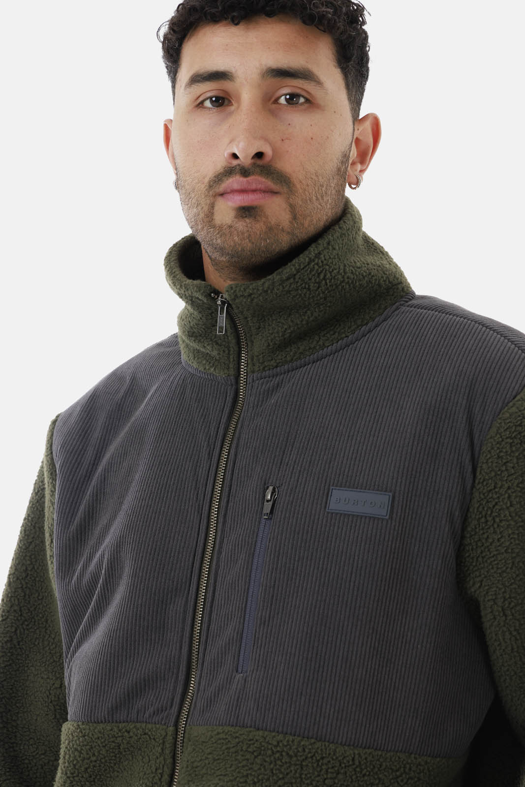 POLAR HOMBRE SHERPA BONDED VERDE BURTON - 4