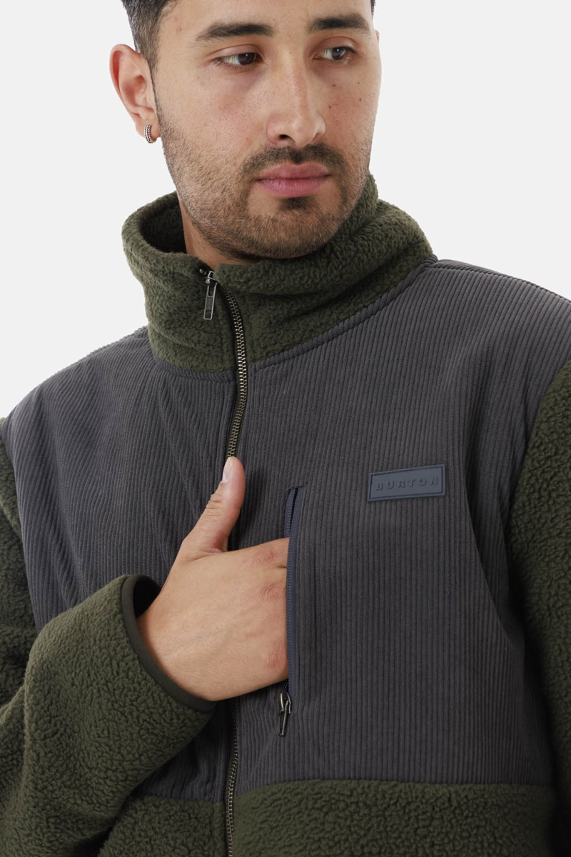 POLAR HOMBRE SHERPA BONDED VERDE BURTON - 5