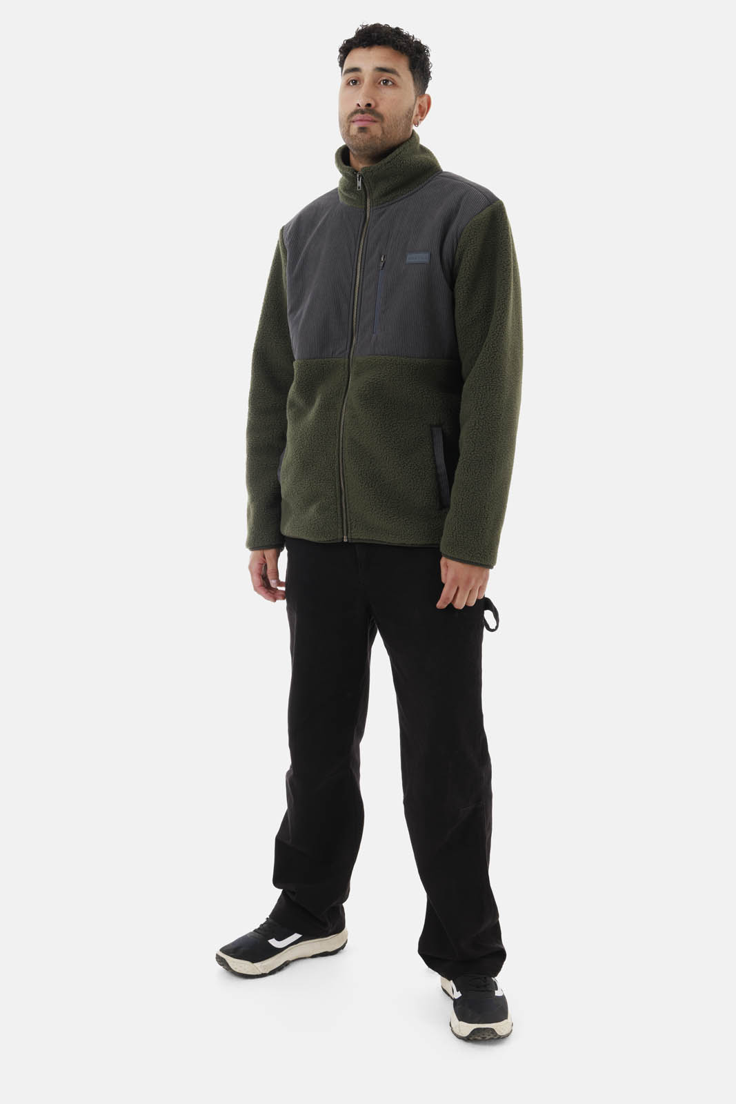 POLAR HOMBRE SHERPA BONDED VERDE BURTON - 8