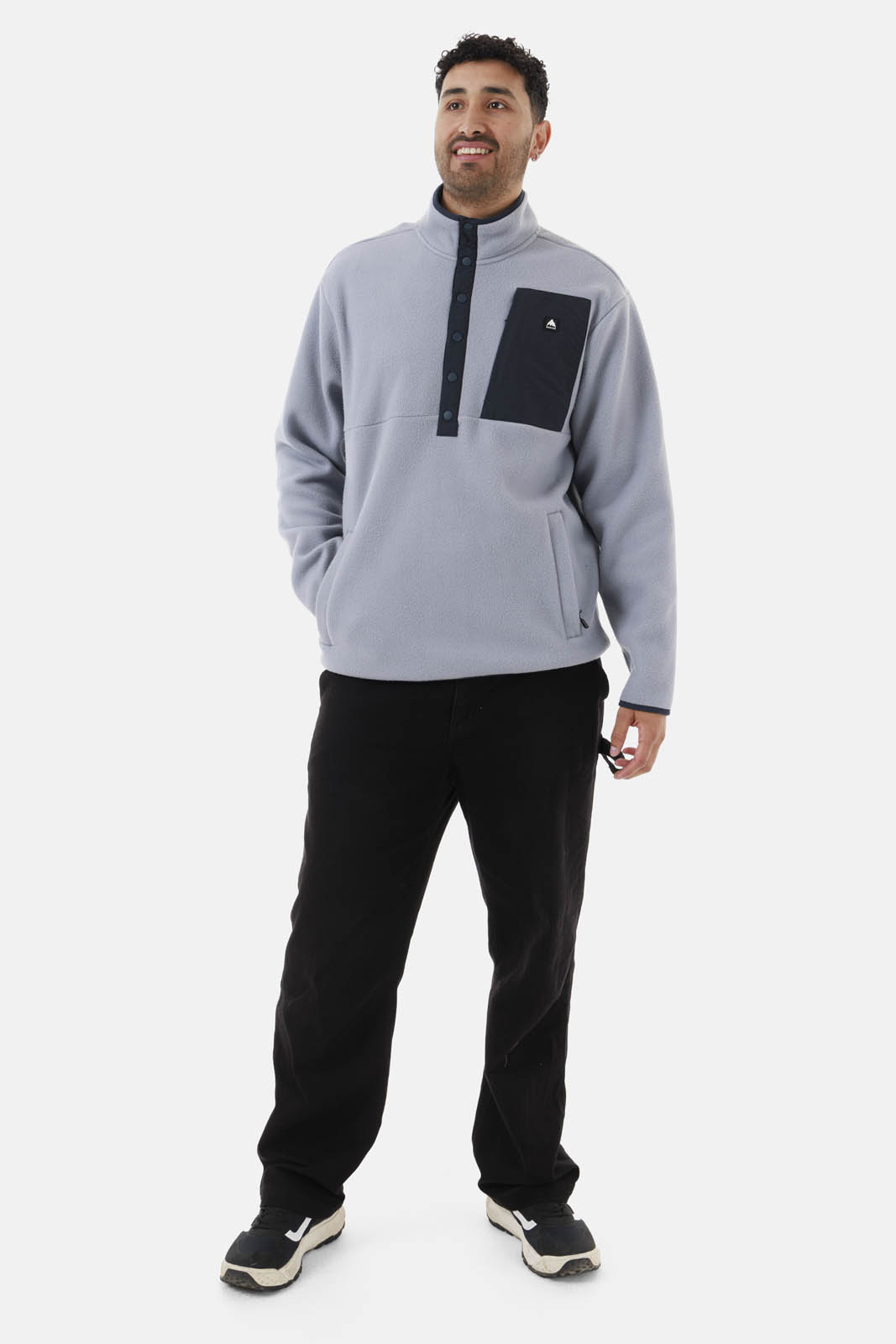 POLAR UNISEX CINDER PULLOVER GRIS BURTON - 7