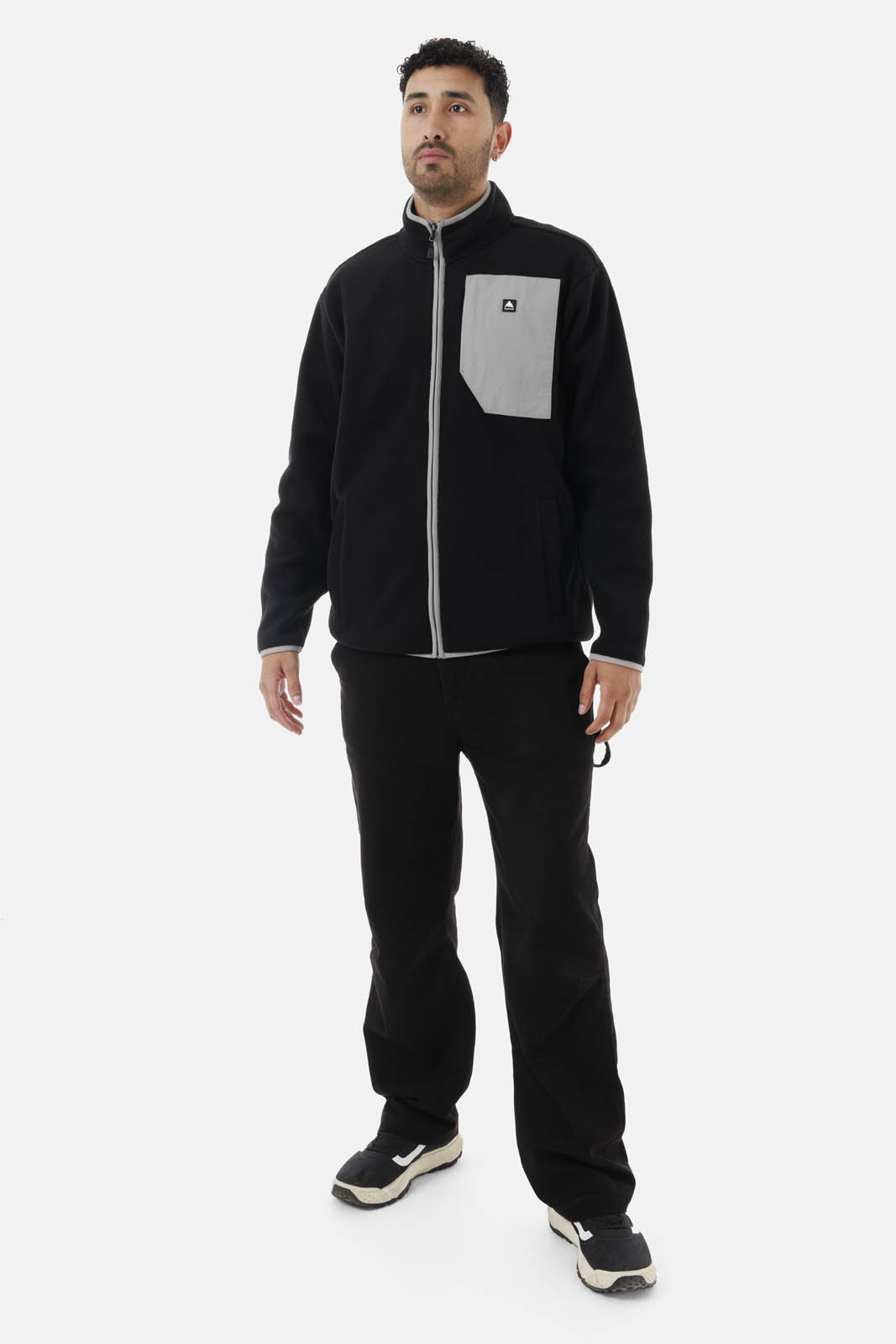 POLAR HOMBRE CINDER FULL-ZIP GRIS OSCURO BURTON - 7