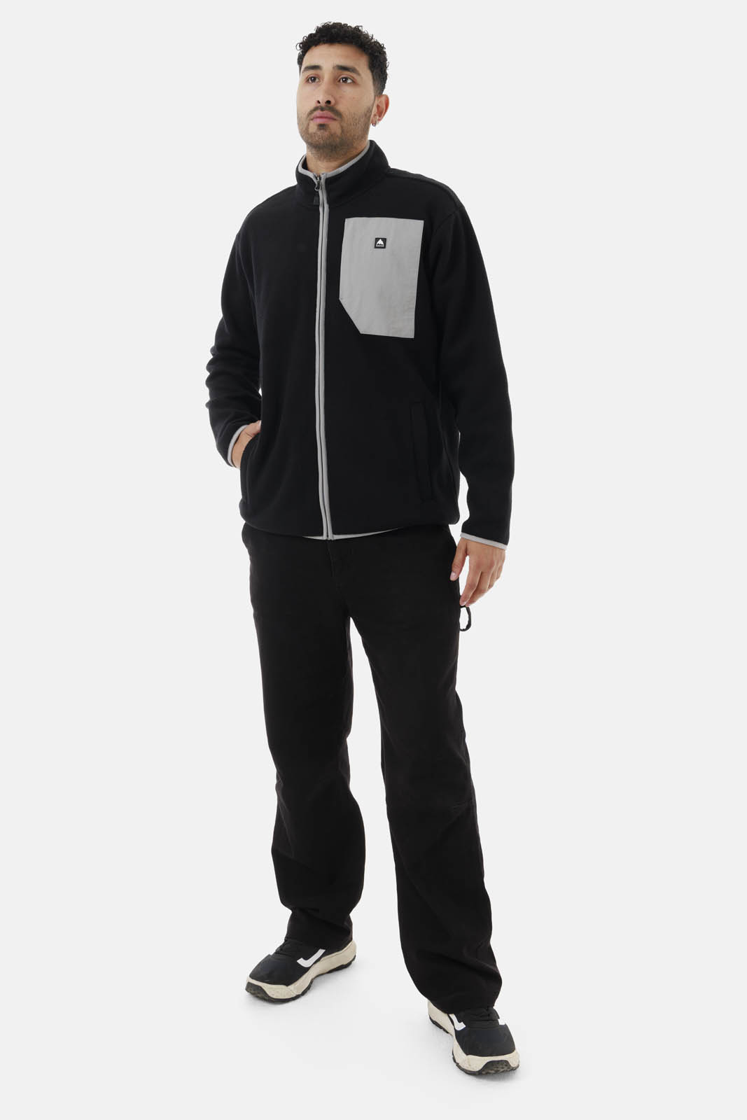 POLAR HOMBRE CINDER FULL-ZIP GRIS OSCURO BURTON - 8