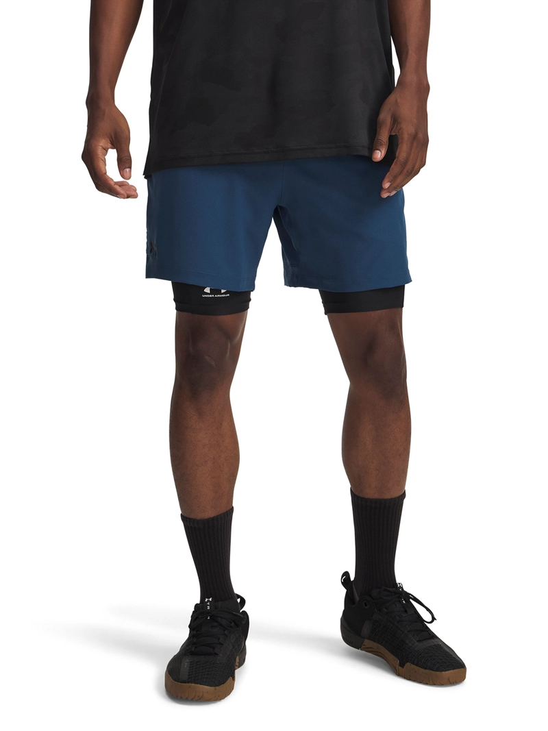 SHORT UA VANISH WOVEN 6' AZUL HOMBRE UNDER ARMOUR - 1