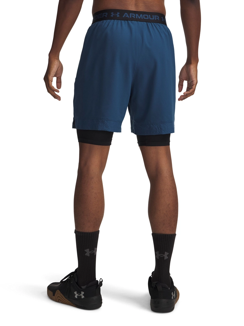 SHORT UA VANISH WOVEN 6' AZUL HOMBRE UNDER ARMOUR - 2