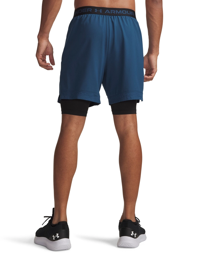 SHORT UA VANISH WOVEN 2 EN 1 AZUL HOMBRE UNDER ARMOUR - 2