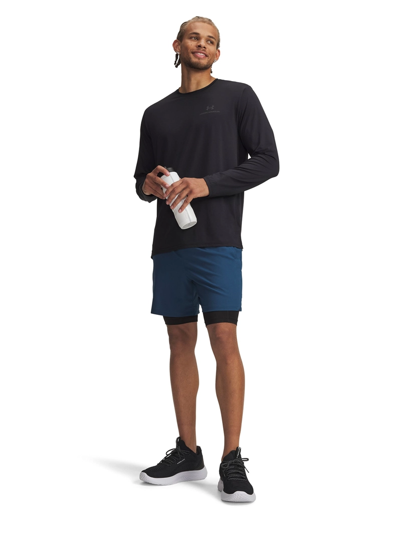 SHORT UA VANISH WOVEN 2 EN 1 AZUL HOMBRE UNDER ARMOUR - 4