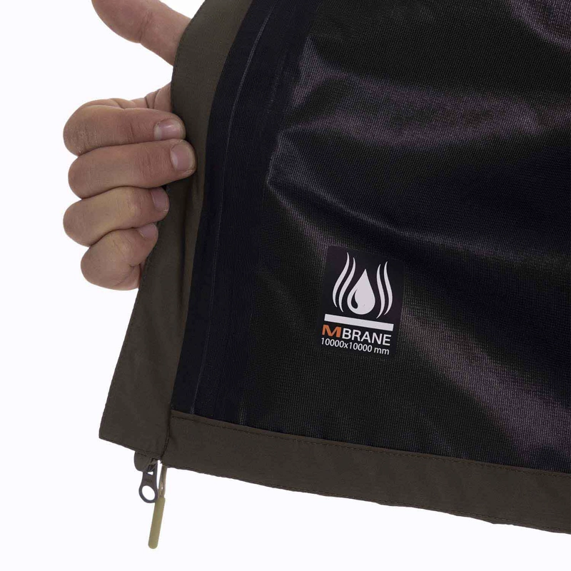 IMPERMEABLE HOMBRE BRAVO HARD SHELL CAFE  OSCURO MERRELL - 9