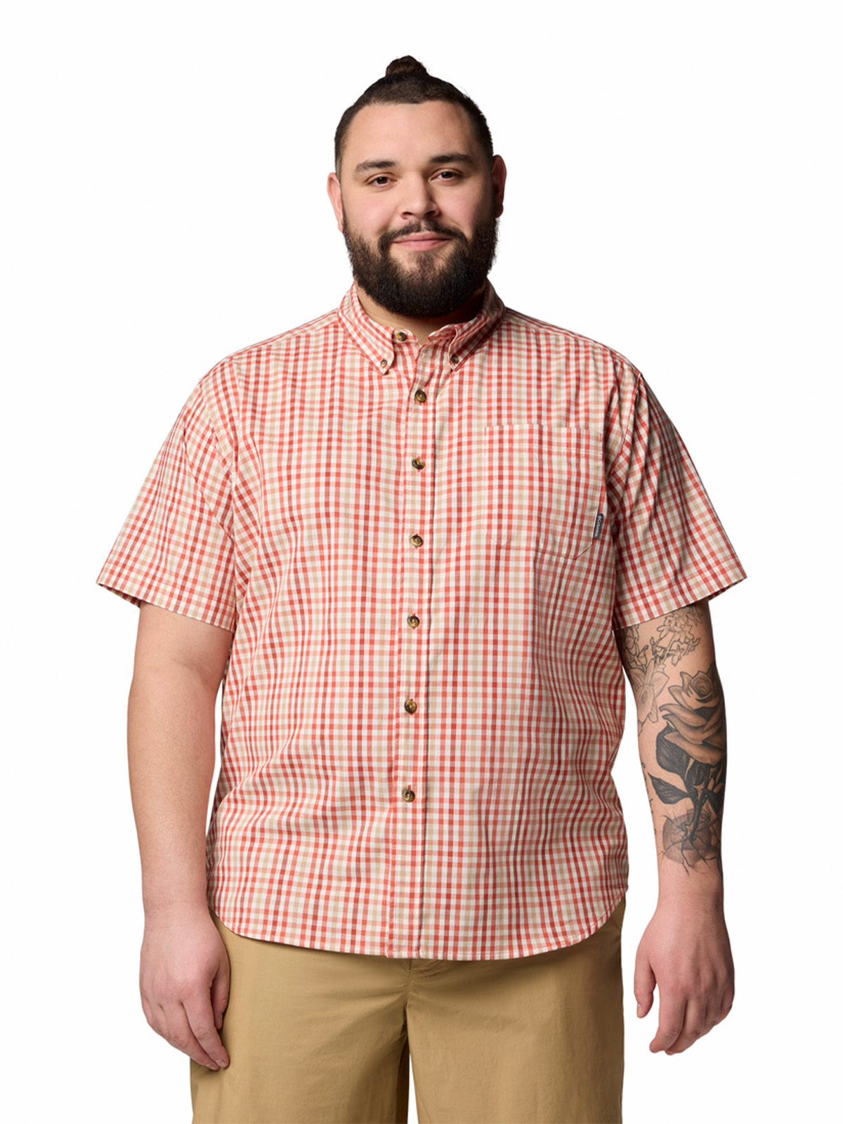 COLUMBIA CAMISA MANGA CORTA HOMBRE RAPID RIVERS II ROJO COLUMBIA