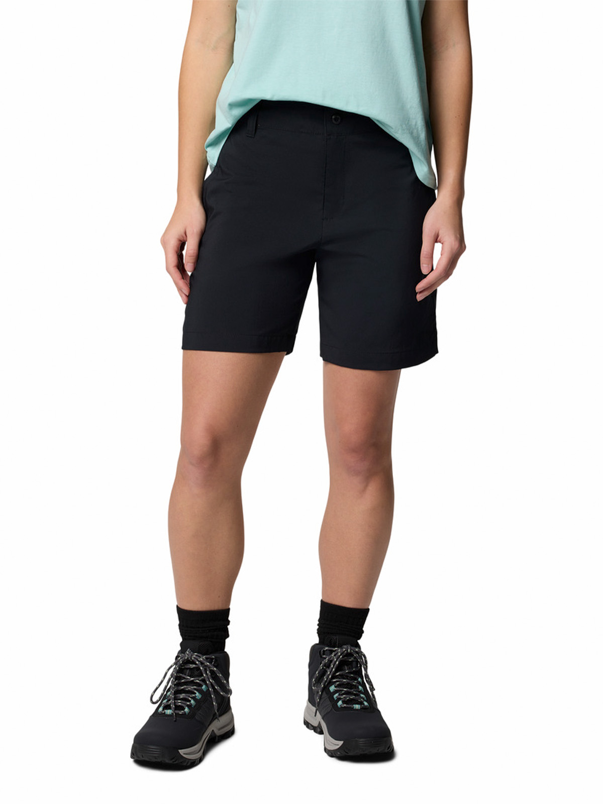 COLUMBIA SHORT MUJER SILVER RIDGE NEGRO COLUMBIA