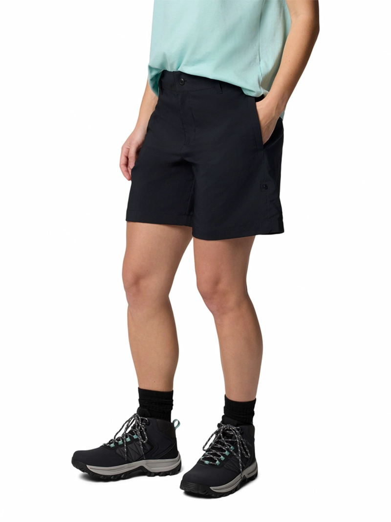 SHORT MUJER SILVER RIDGE NEGRO COLUMBIA - 2