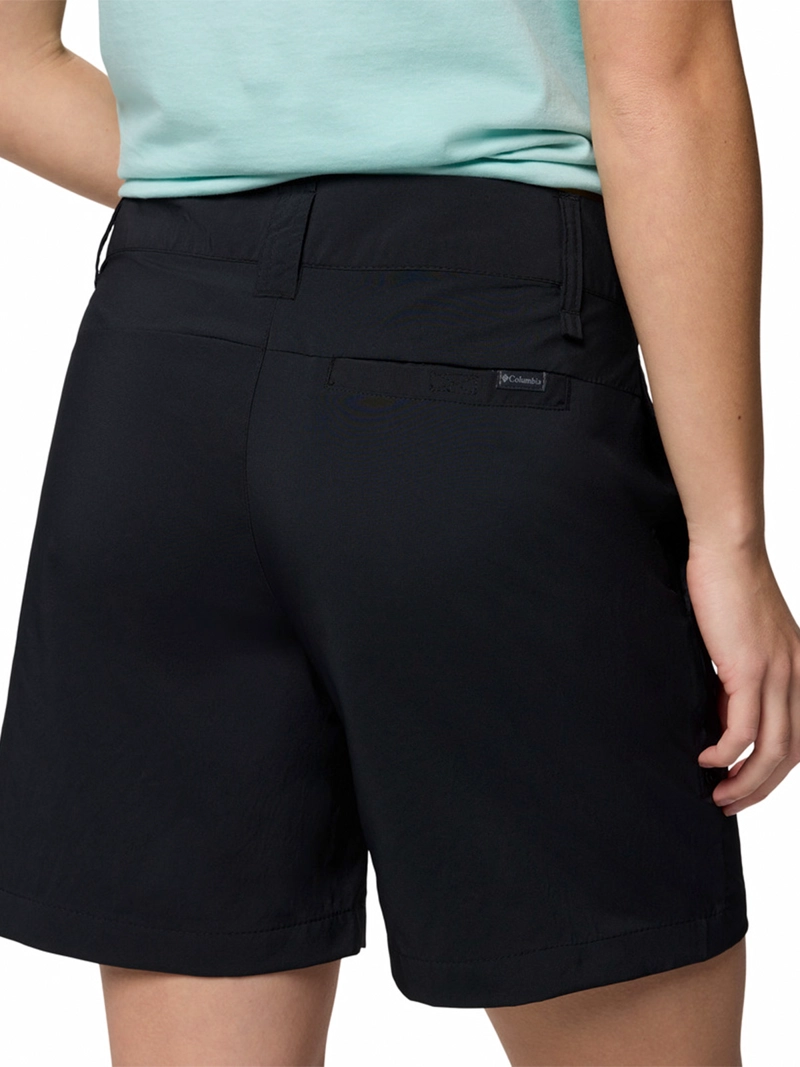 SHORT MUJER SILVER RIDGE NEGRO COLUMBIA - 5