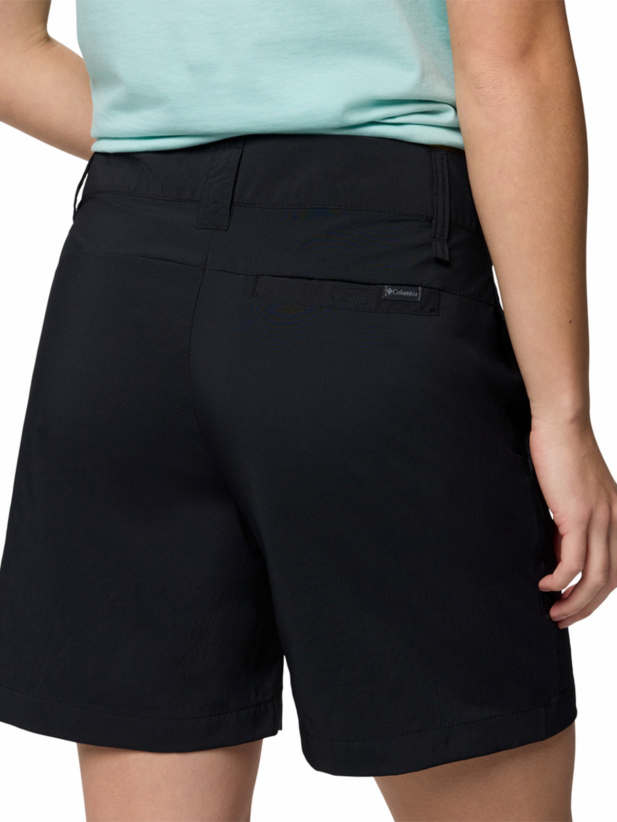 SHORT MUJER SILVER RIDGE NEGRO COLUMBIA - 5