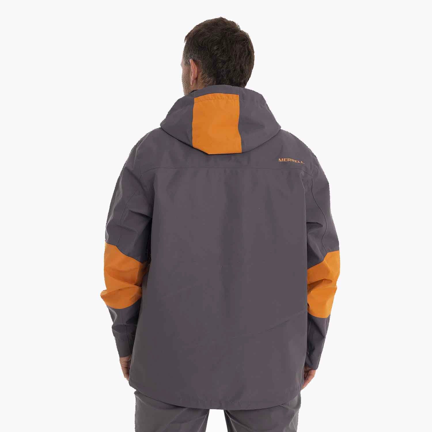 IMPERMEABLE HOMBRE BRAVO HARD SHELL GRIS MERRELL - 4