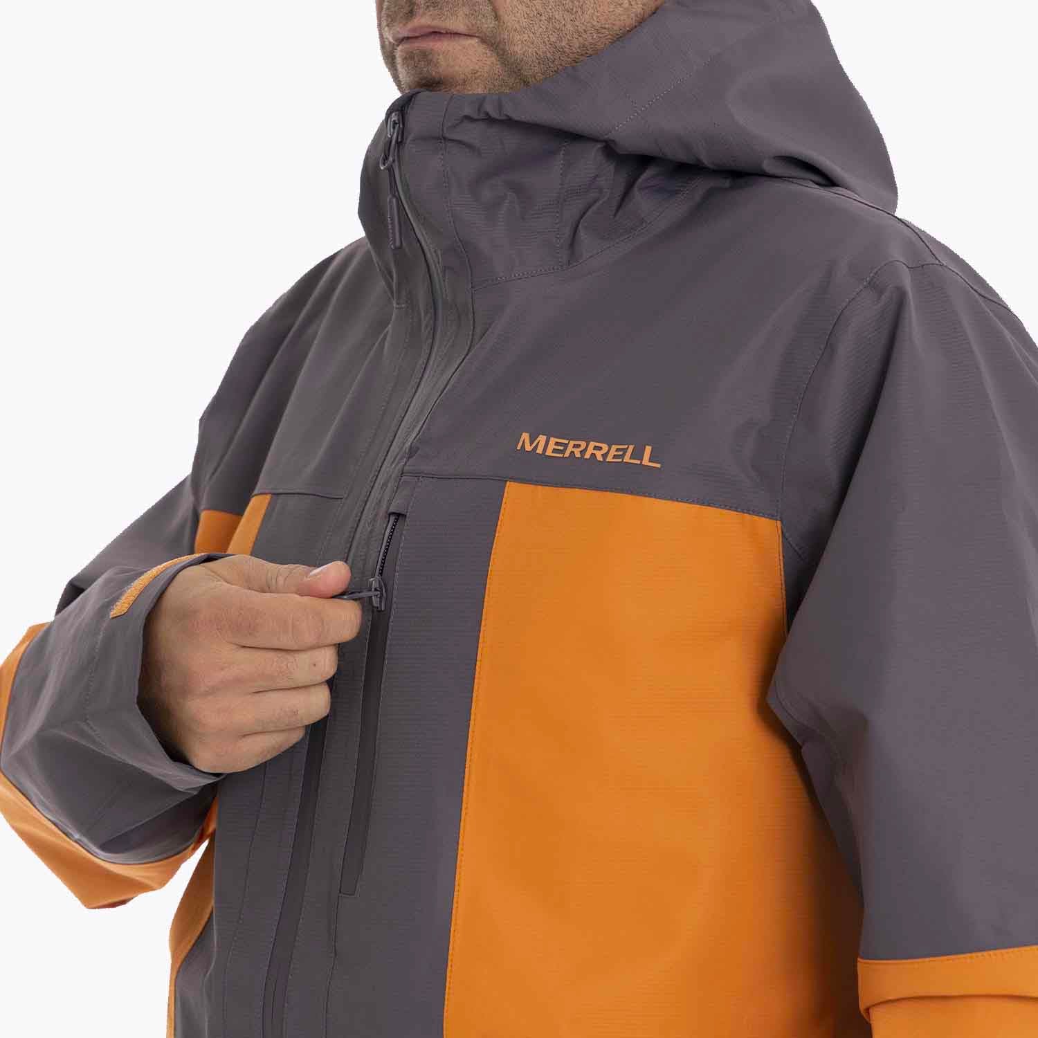 IMPERMEABLE HOMBRE BRAVO HARD SHELL GRIS MERRELL - 7