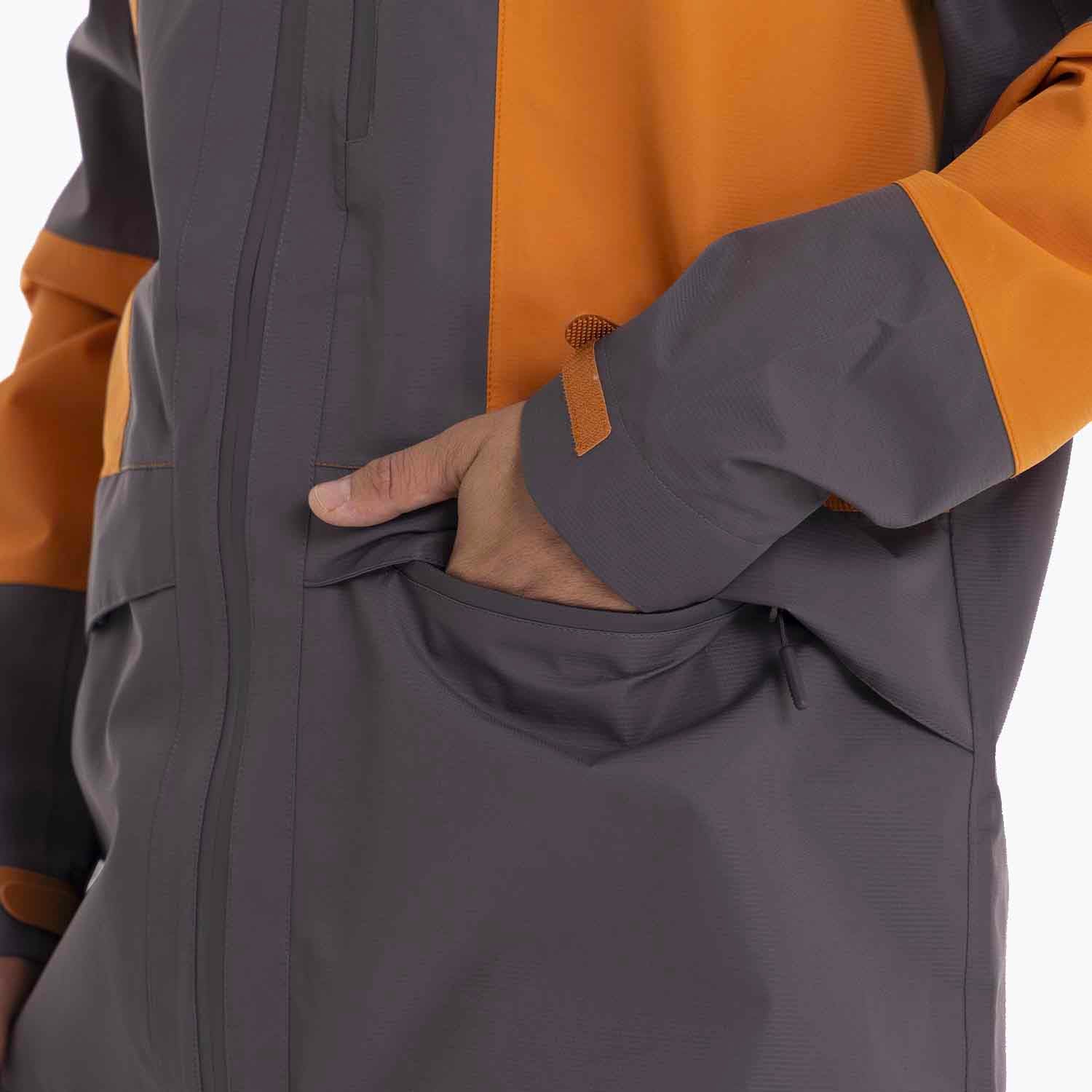 IMPERMEABLE HOMBRE BRAVO HARD SHELL GRIS MERRELL - 8