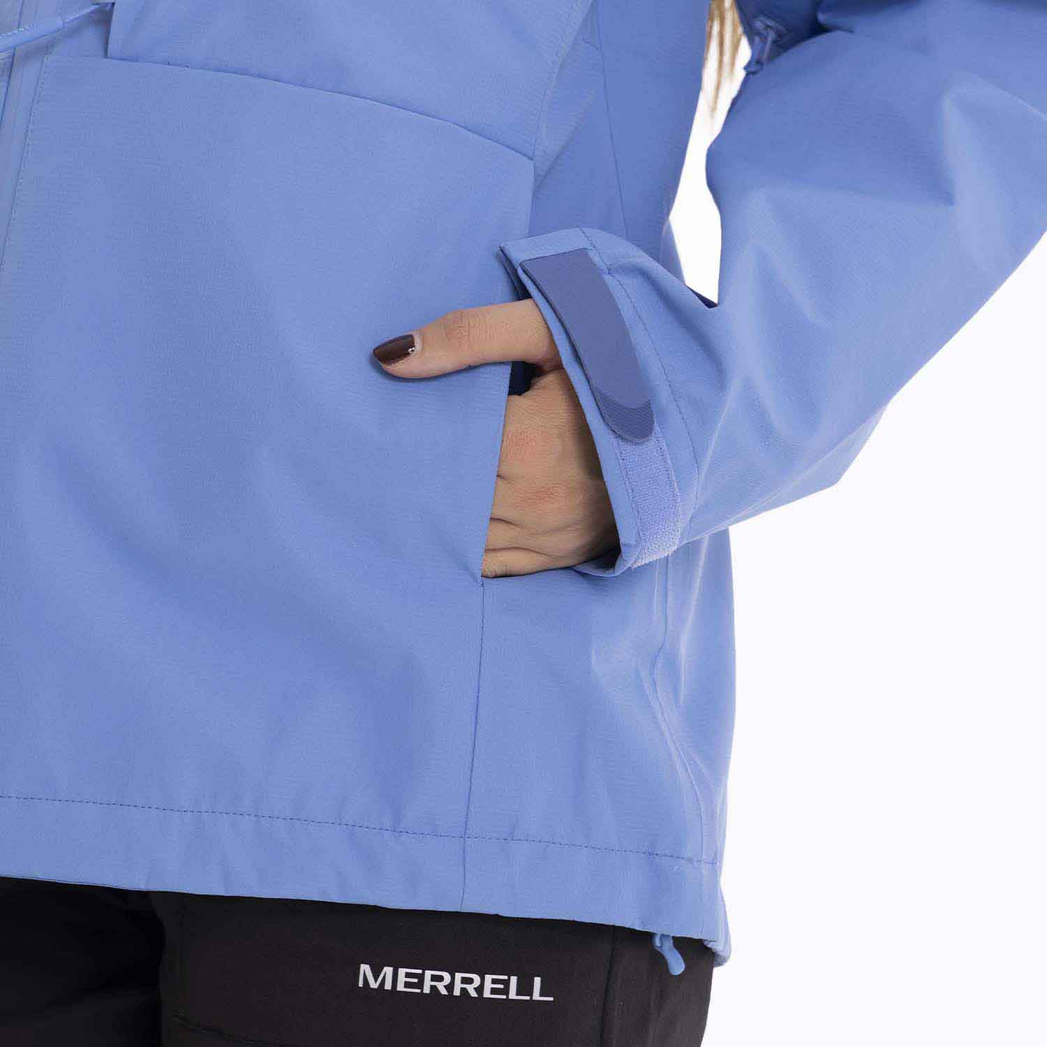 IMPERMEABLE MUJER MINNESOTA GRIS AZULADO MERRELL - 7