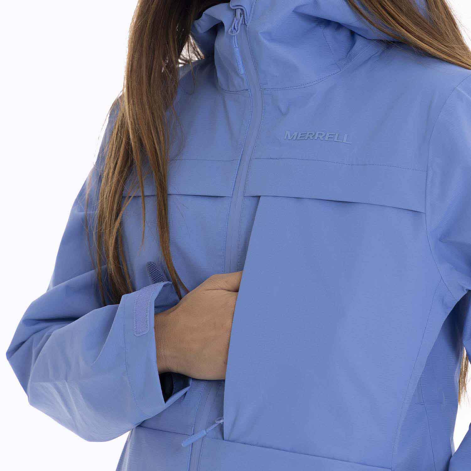 IMPERMEABLE MUJER MINNESOTA GRIS AZULADO MERRELL - 8