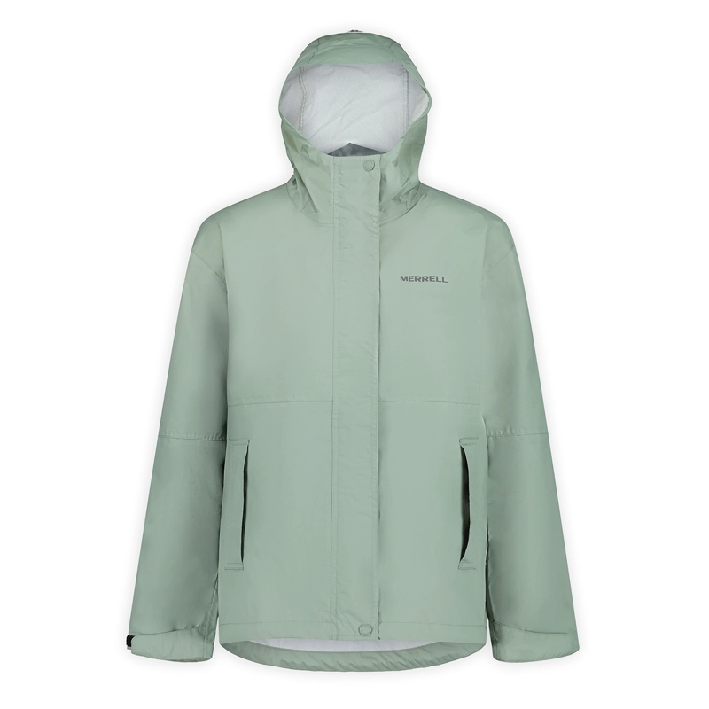 IMPERMEABLE MUJER FALLON RAIN JACKET VERDE MERRELL - 7