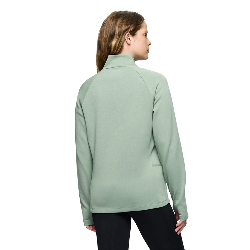 POLAR MUJER RILEY QUARTER MID ZIP LAYER VERDE MERRELL - 4