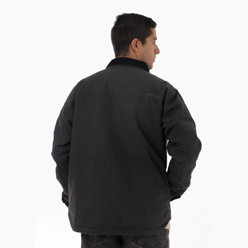 CHAQUETA HOMBRE CHARIS PADDED GRIS OSCURO MERRELL - 4