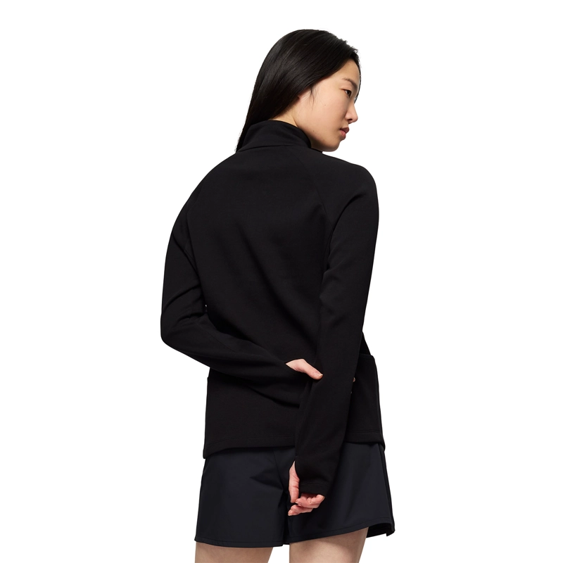POLAR MUJER RILEY QUARTER MID ZIP LAYER NEGRO MERRELL - 4