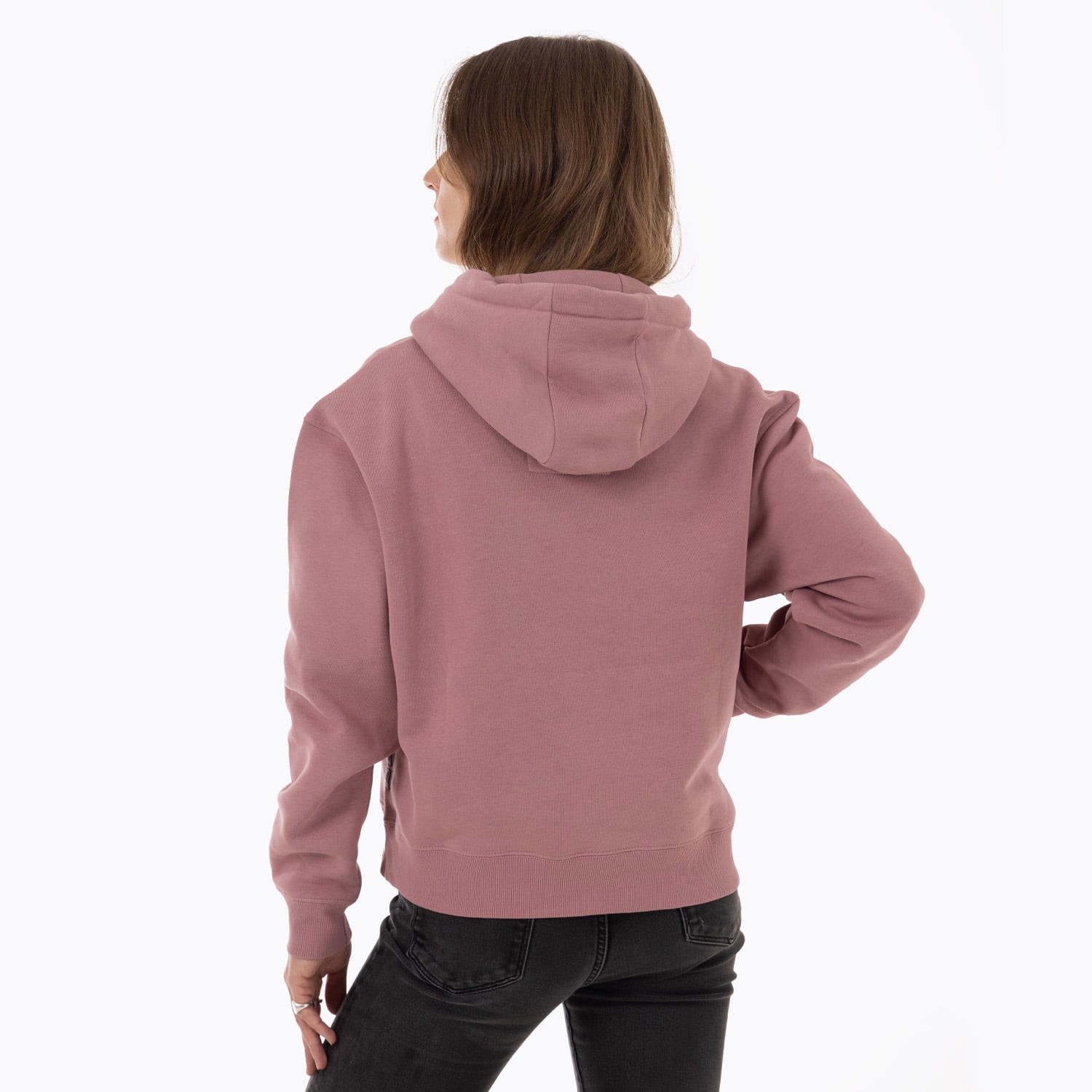 POLERON MUJER LOGO HOODIE ROSADO MERRELL - 4