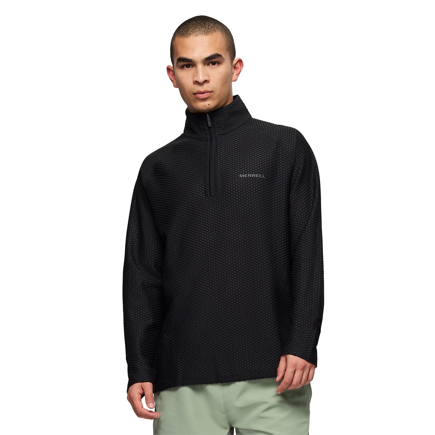 MERRELL POLAR HOMBRE TEEBO MID LAYER TEXTURE NEGRO MERRELL