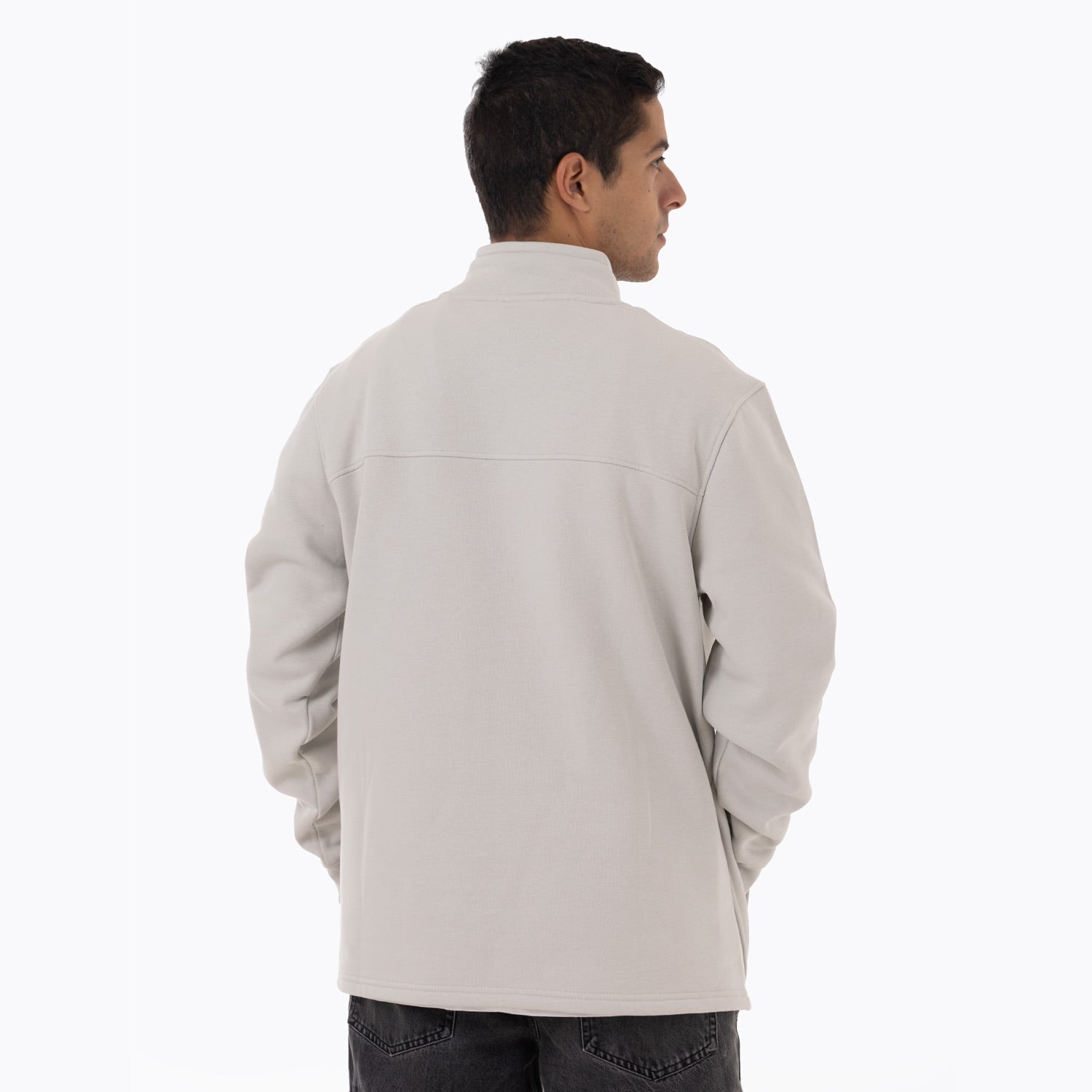 POLERON HOMBRE LEPAIS ZIP GRIS CLARO MERRELL - 4