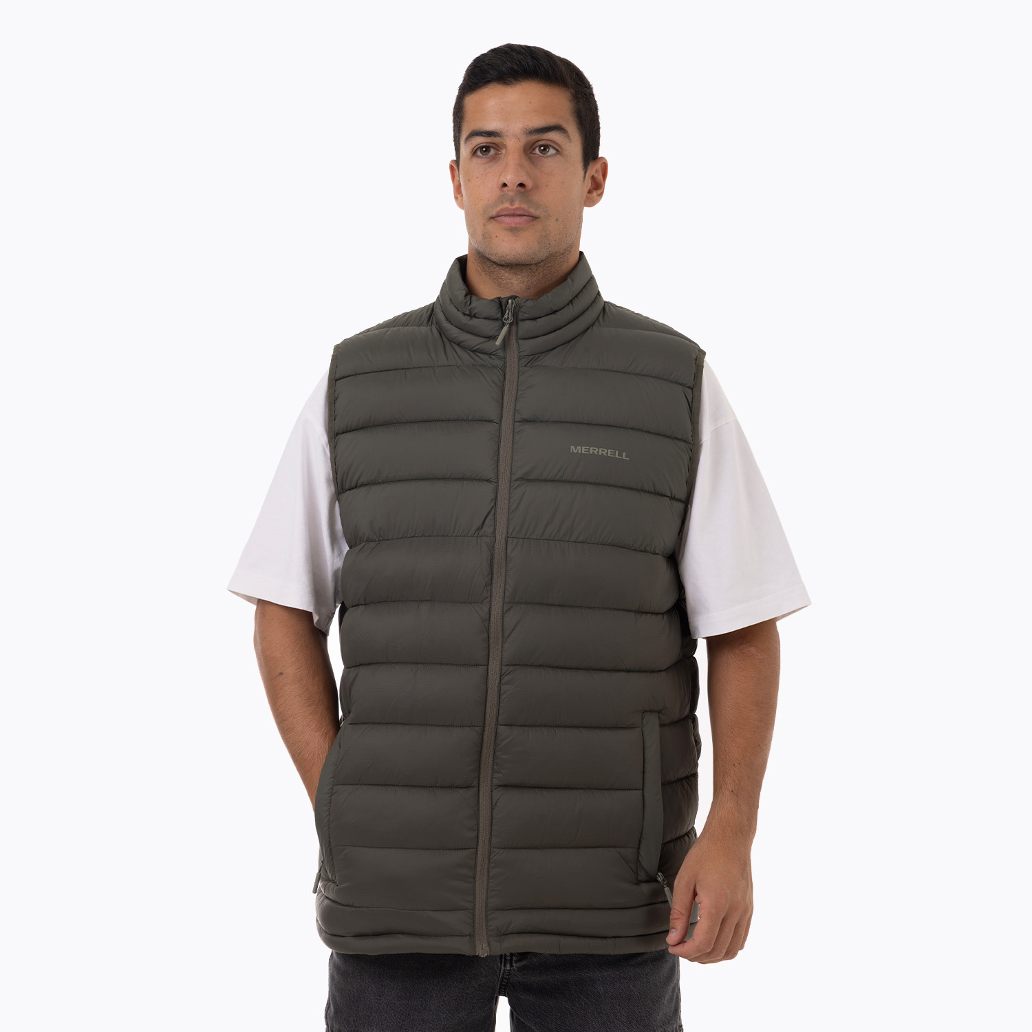 MERRELL PARKA SIN MANGAS HOMBRE HAZEIS VERDE MERRELL