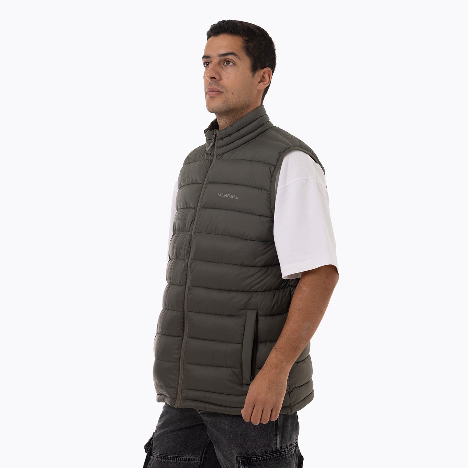 PARKA SIN MANGAS HOMBRE HAZEIS VERDE MERRELL - 2