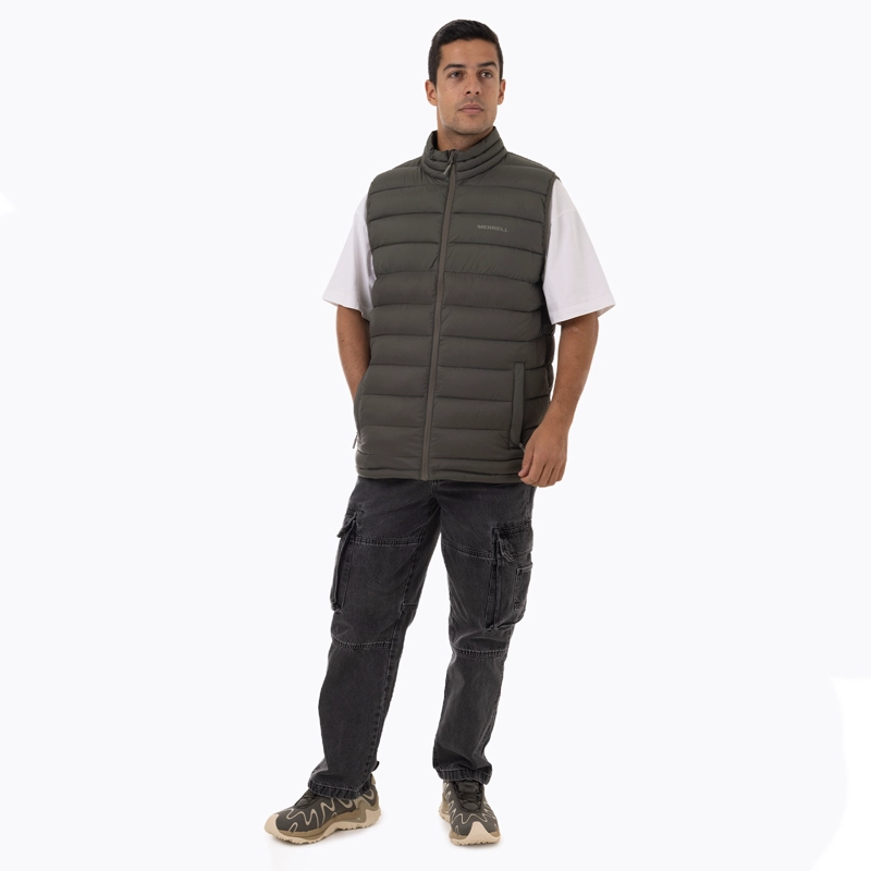 PARKA SIN MANGAS HOMBRE HAZEIS VERDE MERRELL - 7