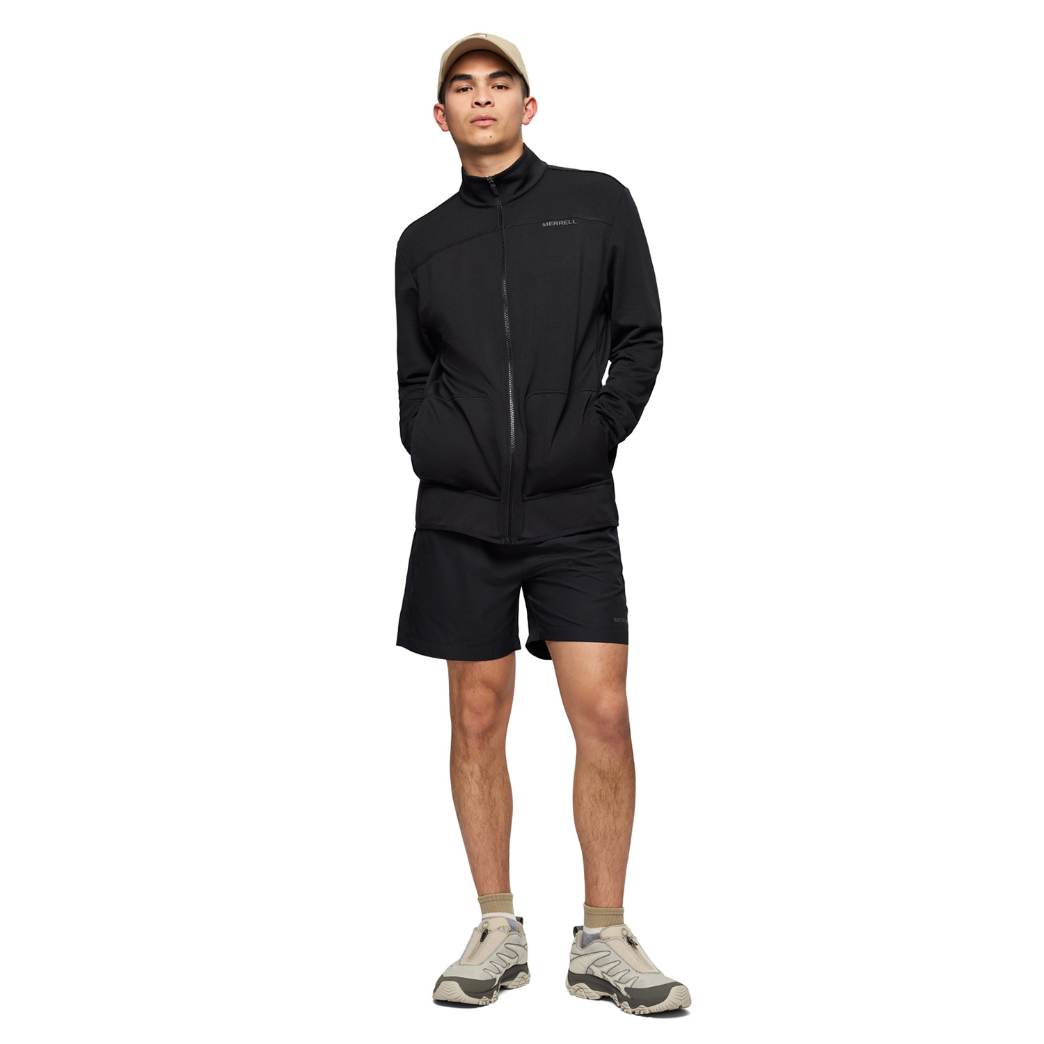 POLAR HOMBRE LAWRENCE MOCK NECK MID LAYER NEGRO MERRELL - 5