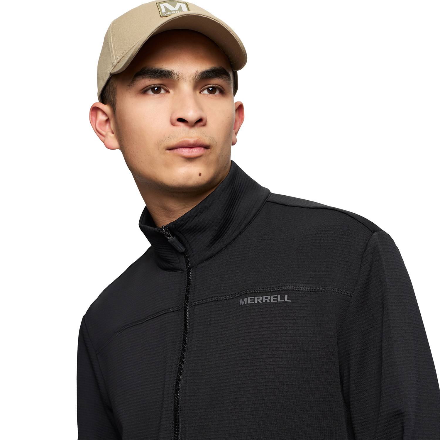 POLAR HOMBRE LAWRENCE MOCK NECK MID LAYER NEGRO MERRELL - 6