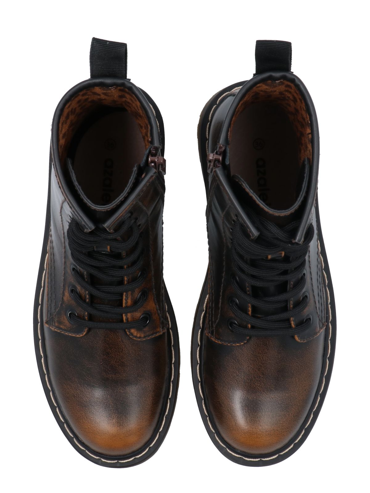BOTIN MUJER LINA CHOCOLATE AZALEIA - 8