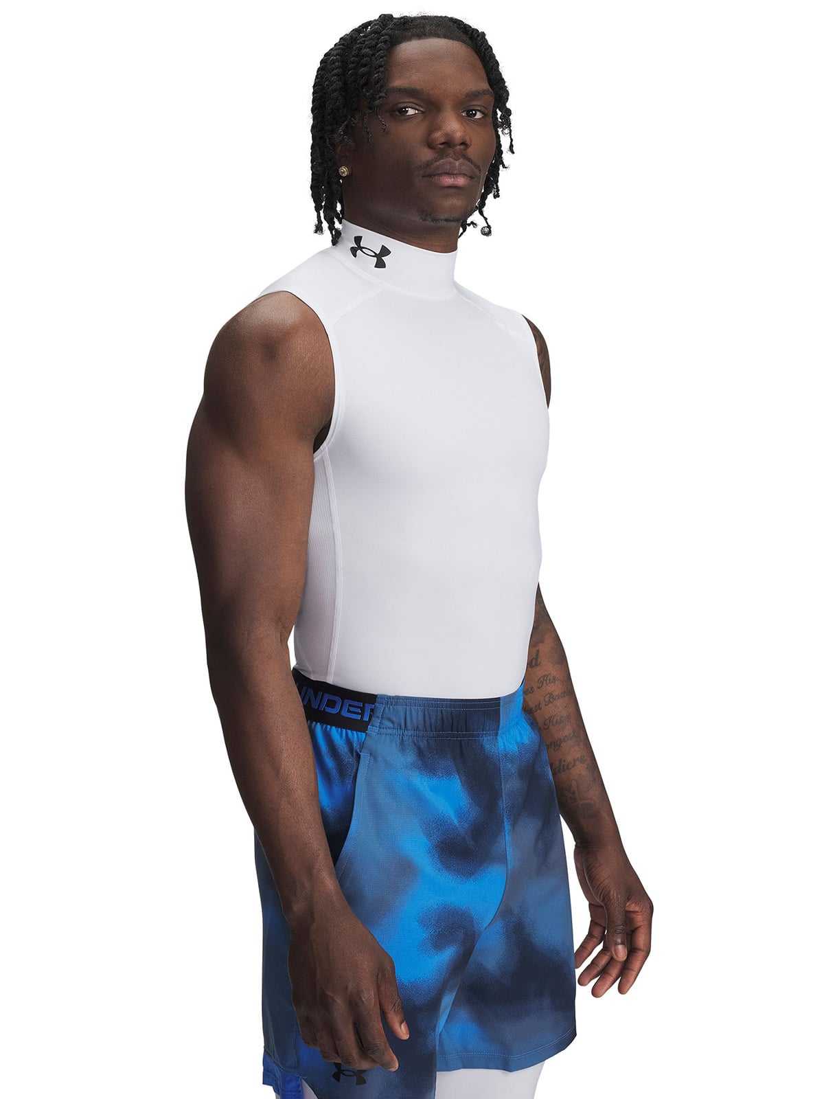 PRIMERA CAPA SUPERIOR HOMBRE HEATGEAR MOCK BLANCO UNDER ARMOUR - 4