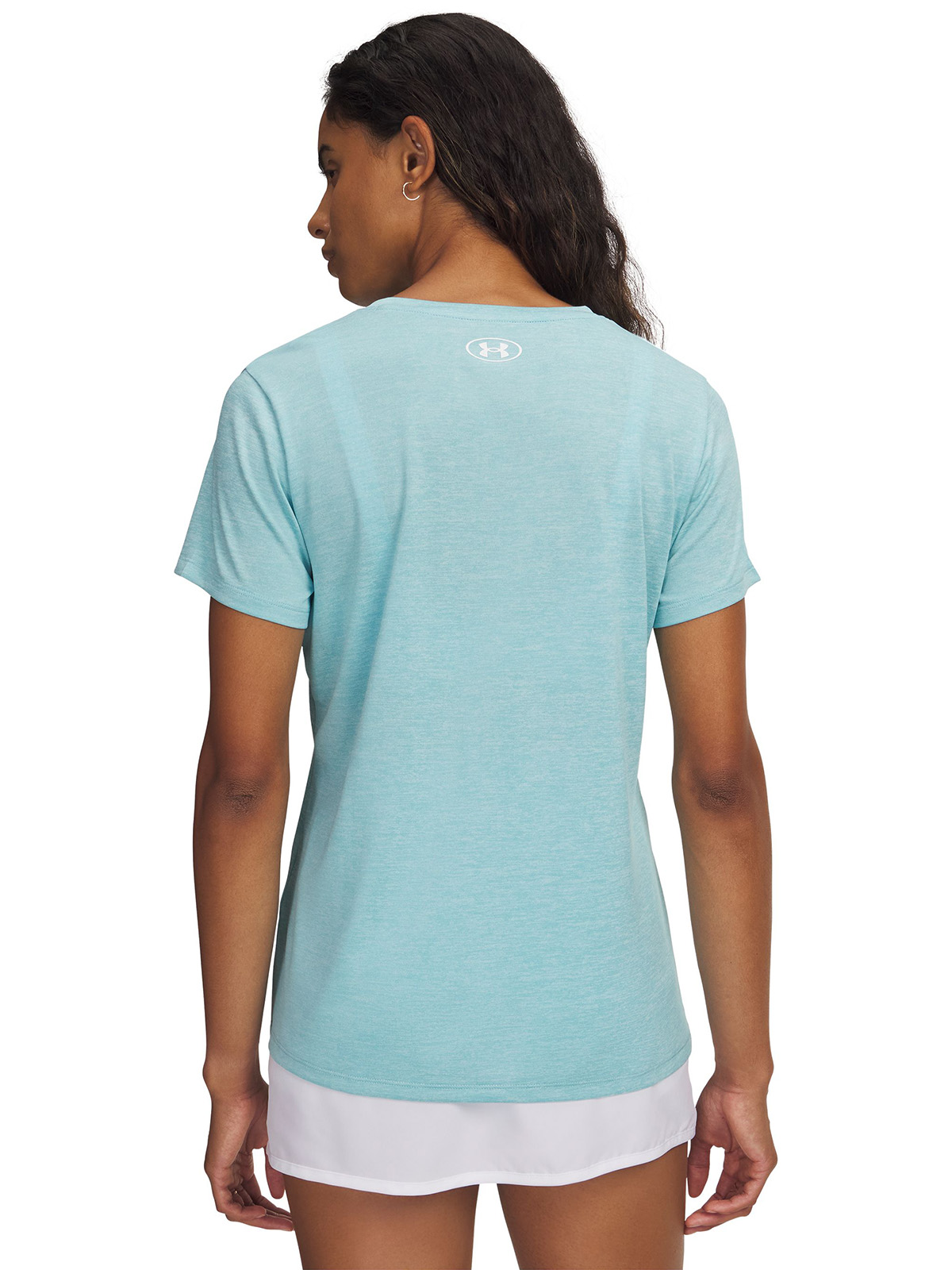 POLERA M/C MUJER TECH TWIST AZUL UNDER ARMOUR - 2