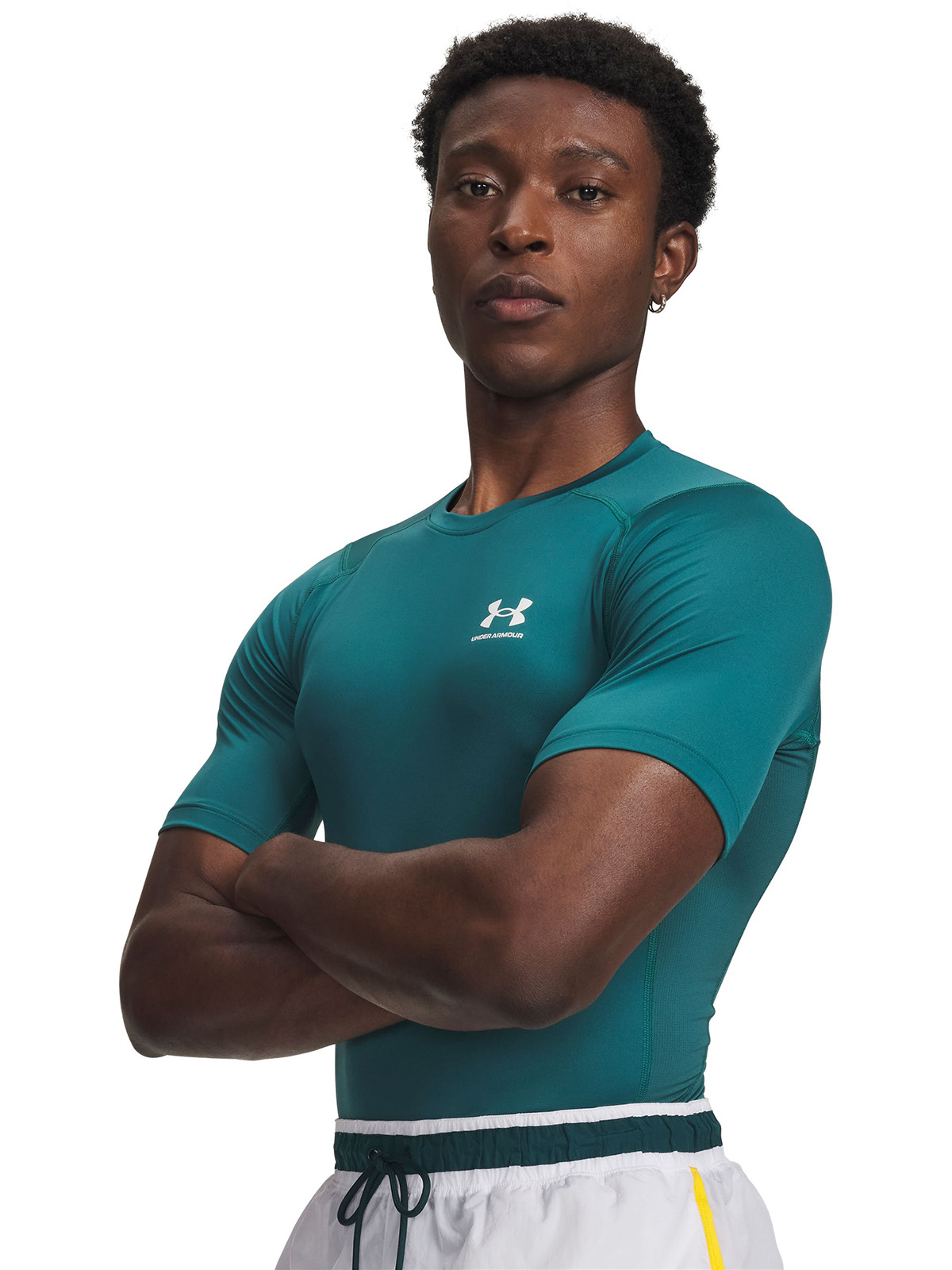 UNDER ARMOUR PRIMERA CAPA SUPERIOR HOMBRE HEATGEAR SUPERIOR VERDE UNDER ARMOUR