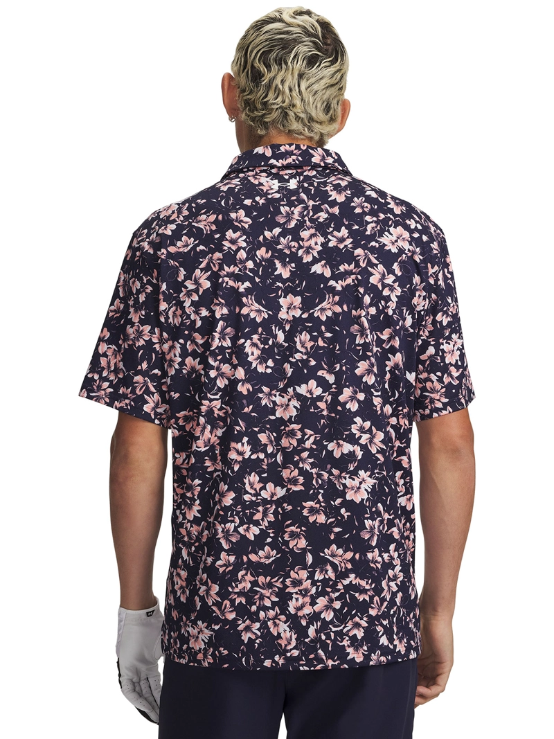 POLERA M/C HOMBRE MATCHPLAY PRINTED POLO POLERA AZUL UNDER ARMOUR - 2