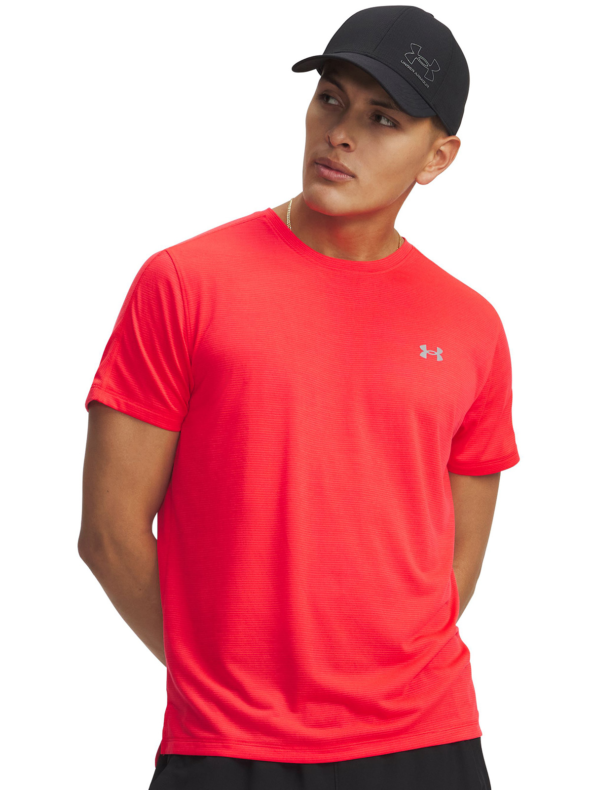 POLERA M/C HOMBRE VELOCITI REFLECTANTE SS POLERA ROJO UNDER ARMOUR - 1