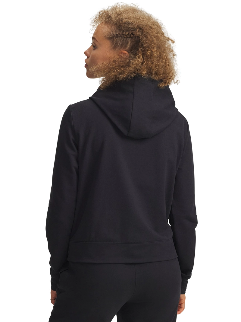 POLERON MUJER SPORT TERRY HOODIE NEGRO UNDER ARMOUR - 2