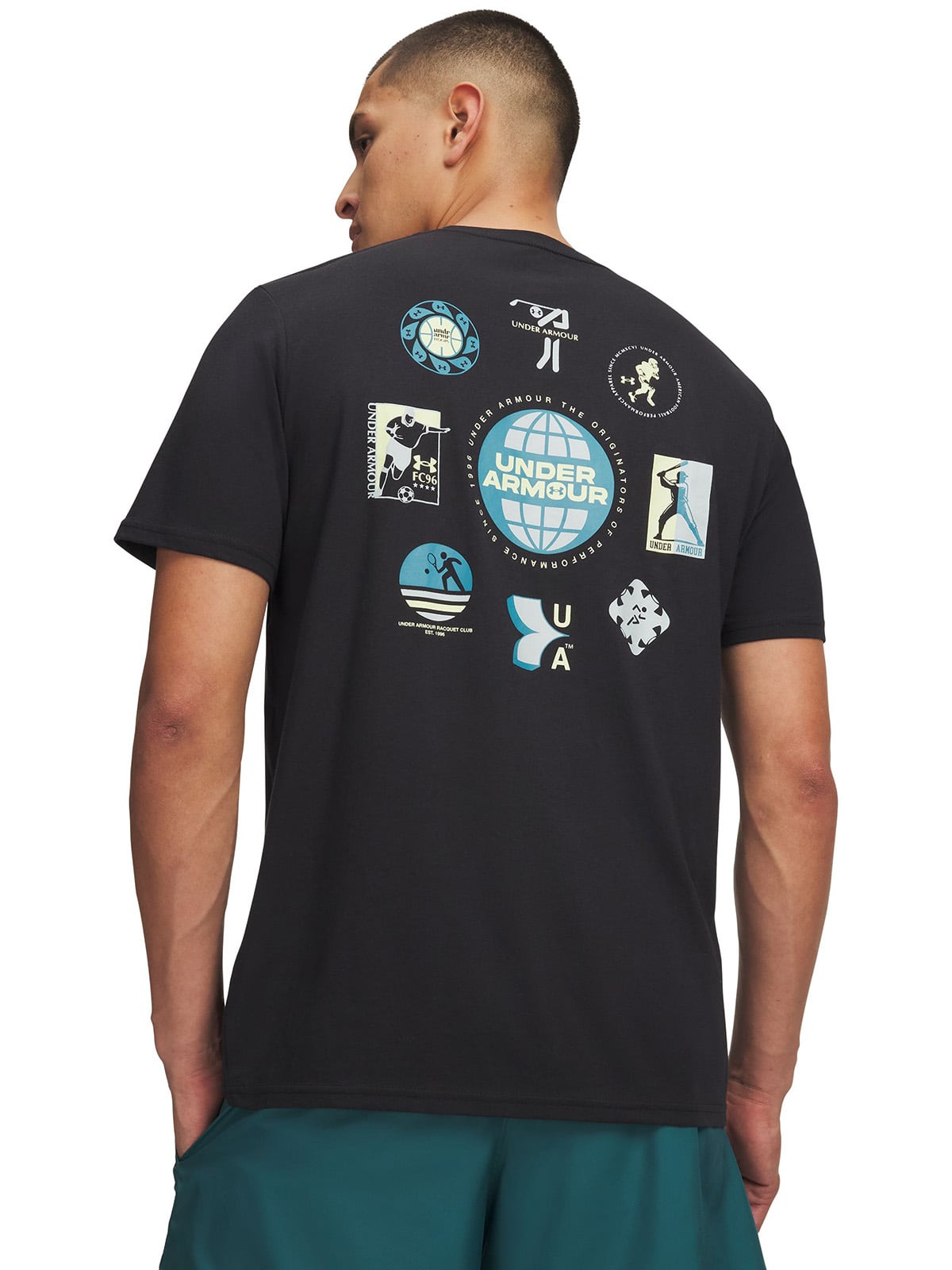POLERA M/C HOMBRE M ALL SPORTS SS NEGRO UNDER ARMOUR - 2