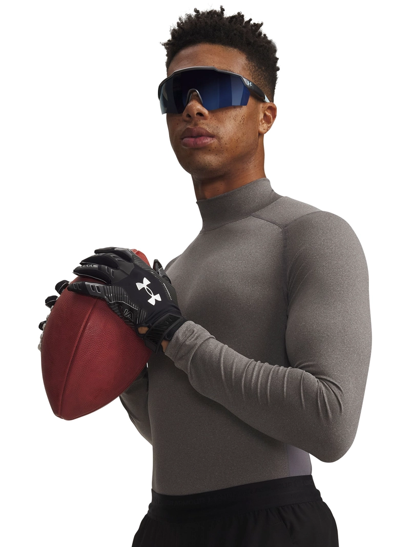 PRIMERA CAPA SUPERIOR HOMBRE HEATGEAR MOCK SUPERIOR GRIS UNDER ARMOUR - 4