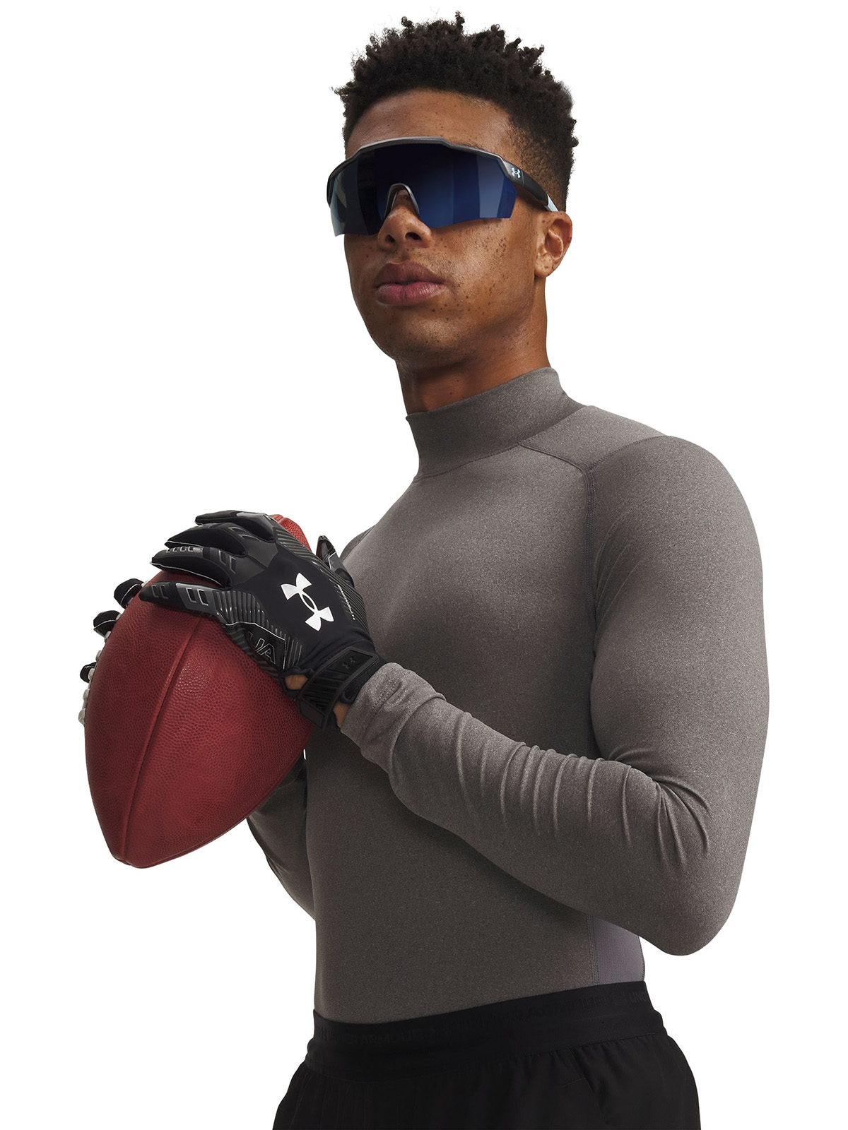 PRIMERA CAPA SUPERIOR HOMBRE HEATGEAR MOCK SUPERIOR GRIS UNDER ARMOUR - 4