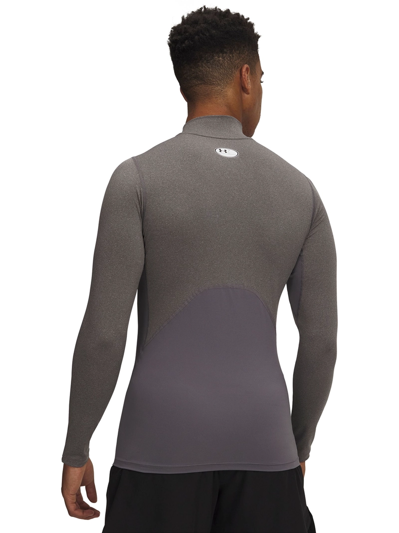 PRIMERA CAPA SUPERIOR HOMBRE HEATGEAR MOCK SUPERIOR GRIS UNDER ARMOUR - 5