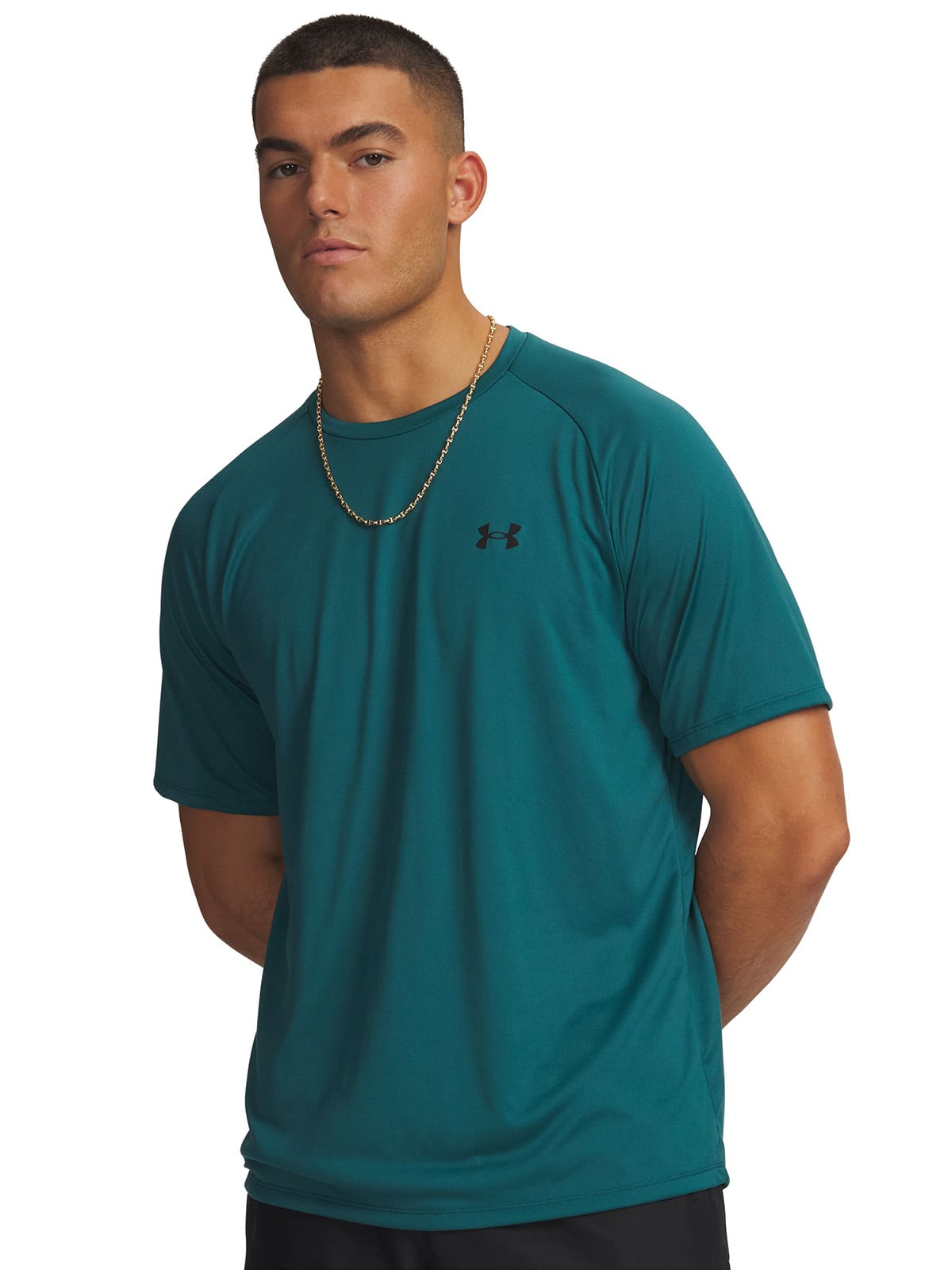 UNDER ARMOUR POLERA M/C HOMBRE TECH 2.0 VERDE UNDER ARMOUR