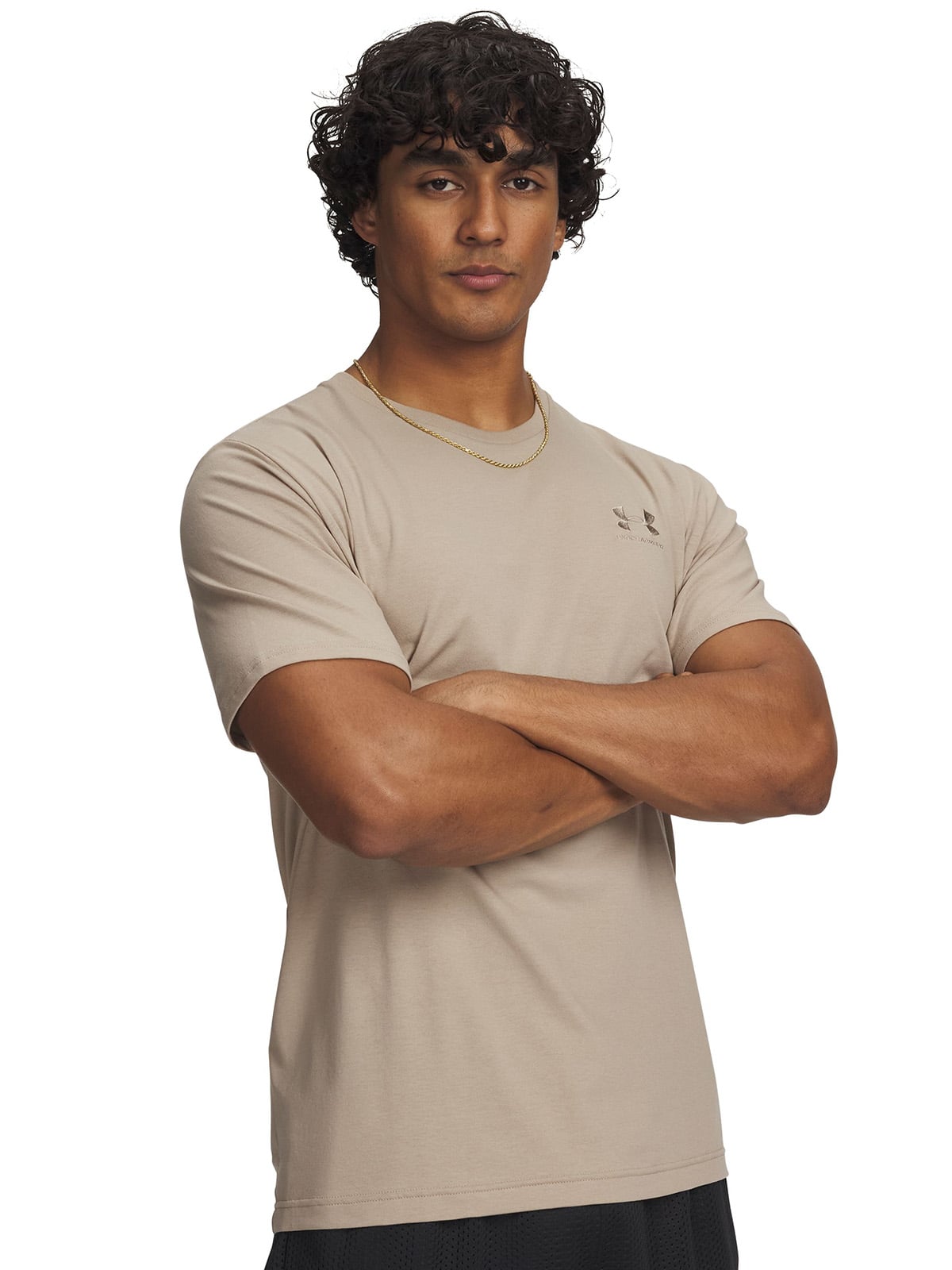 POLERA M/C HOMBRE ICON  CAFE  UNDER ARMOUR - 1
