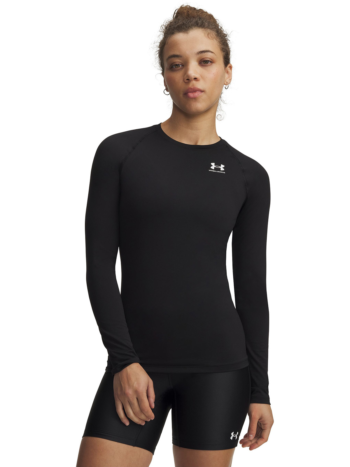 PRIMERA CAPA SUPERIOR MUJER HEATGEAR COMP NEGRO UNDER ARMOUR - 1