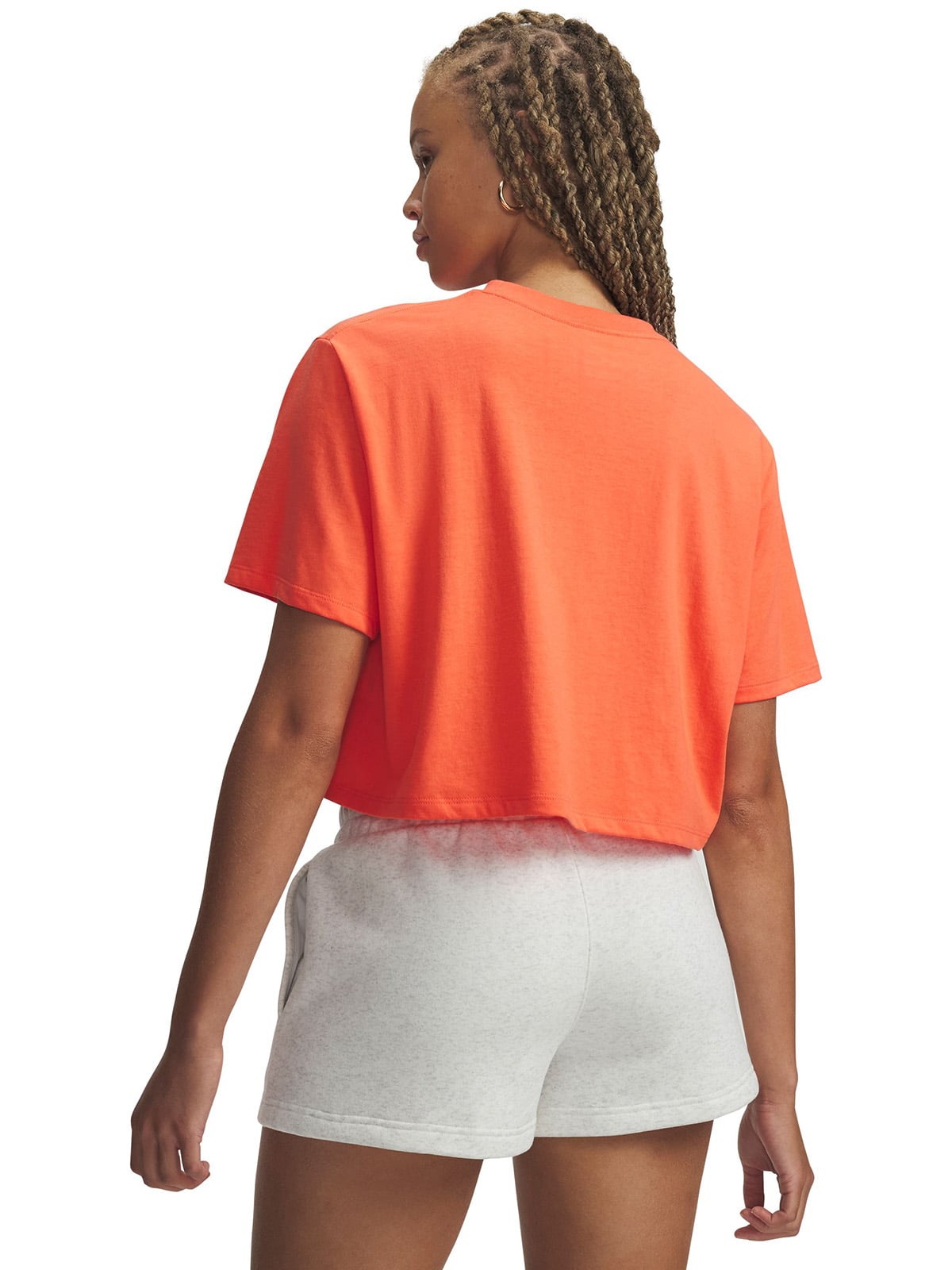 POLERA M/C MUJER W WORDMARK CROP SSS ROJO UNDER ARMOUR - 2