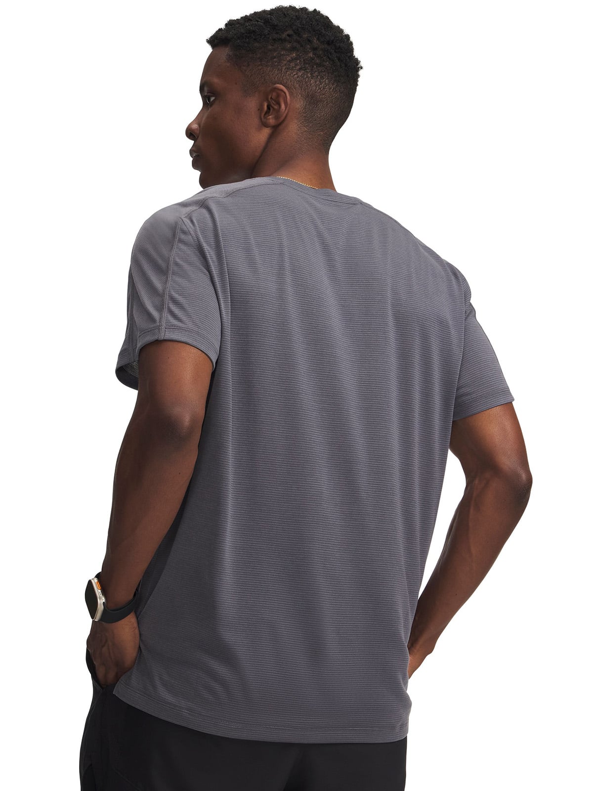 POLERA M/C HOMBRE VELOCITI REFLECTANTE SS POLERA GRIS UNDER ARMOUR - 2